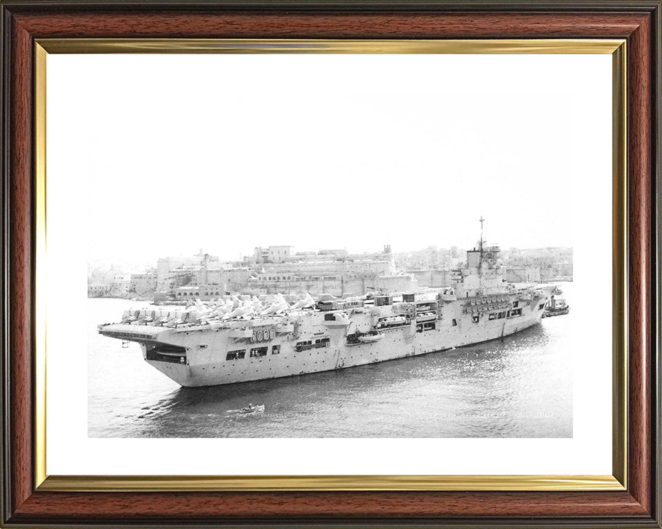 HMS Unicorn I72 Royal Navy aircraft repair ship Photo Print or Framed Print - Hampshire Prints