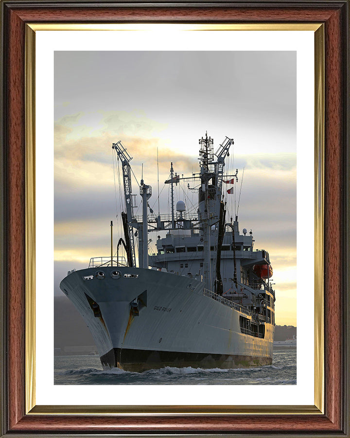 RFA Gold Rover A271 Royal Fleet Auxiliary Rover class small fleet tanker Photo Print or Framed Print - Hampshire Prints