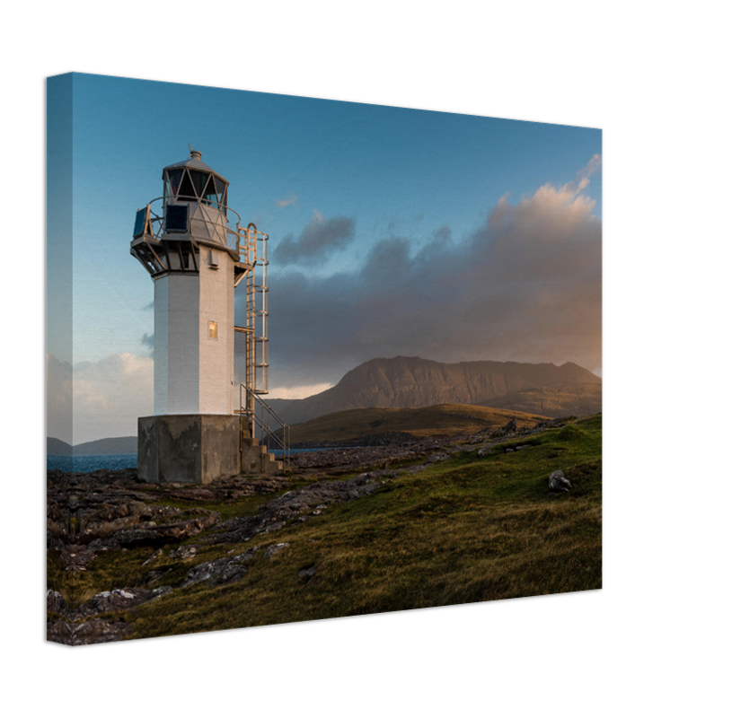 Rhue Lighthouse Ullapool Scotland Photo Print - Canvas - Framed Photo Print - Hampshire Prints