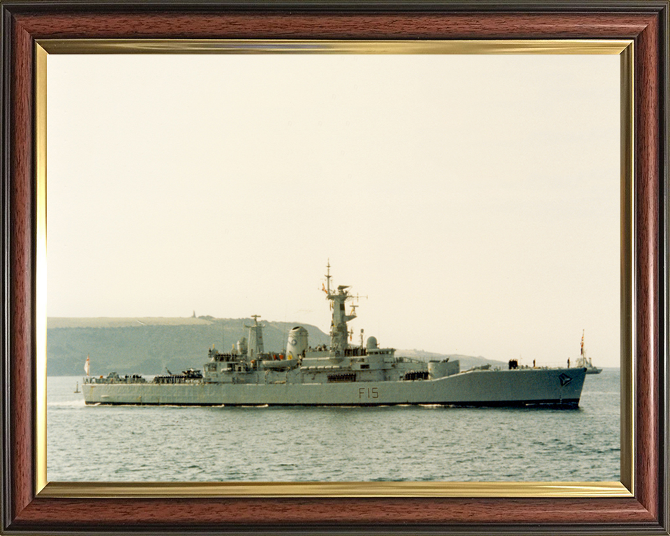 HMS Euryalus F15 Royal Navy Leander Class Frigate Photo Print or Framed Print - Hampshire Prints