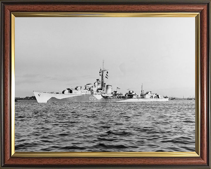 HMS Scorpion G72 Royal Navy Q class destroyer Photo Print or Framed Print - Hampshire Prints