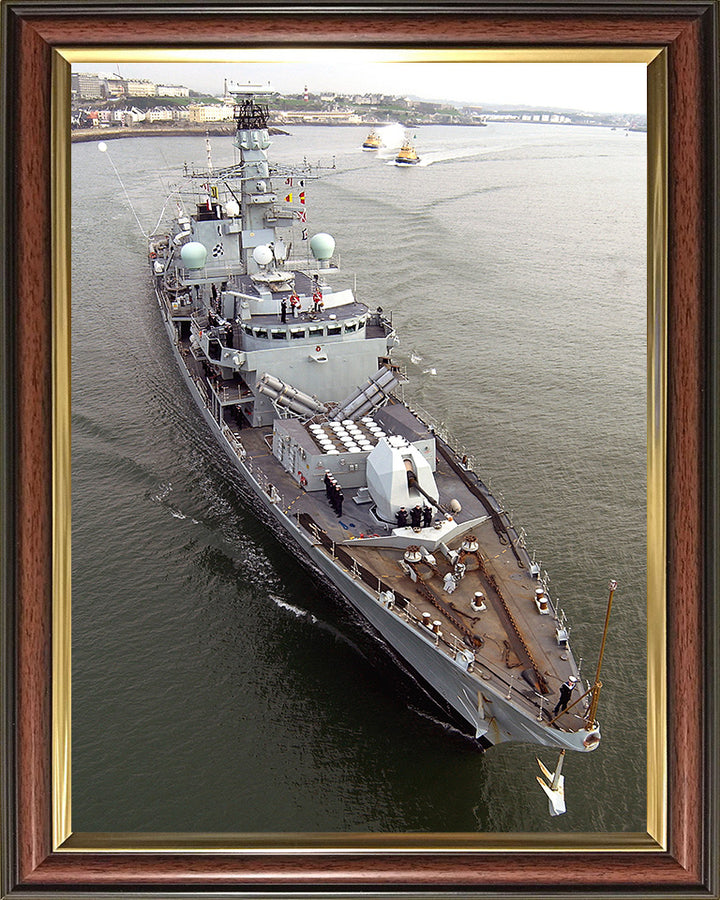 HMS Norfolk F230 Royal Navy type 23 Frigate Photo Print or Framed Print - Hampshire Prints