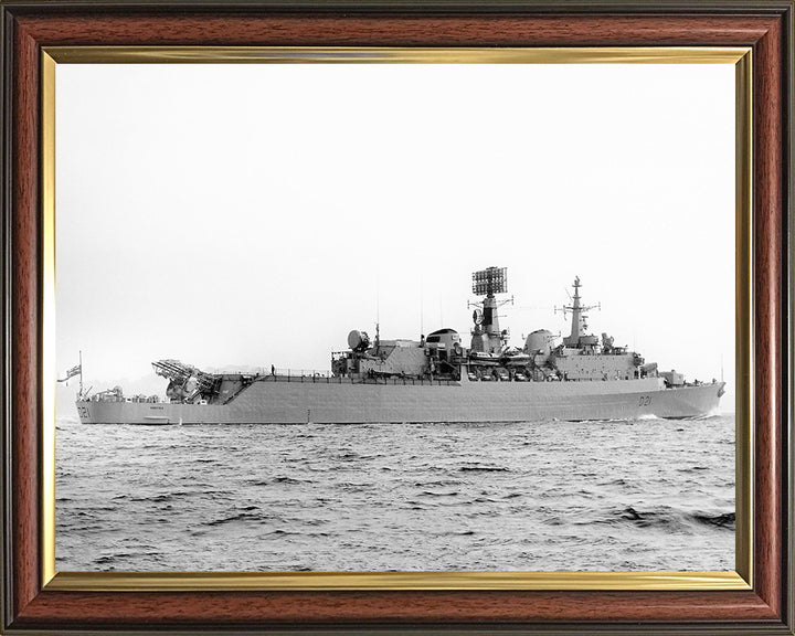 HMS Norfolk D21 Royal Navy County class destroyer Photo Print or Framed Photo Print - Hampshire Prints