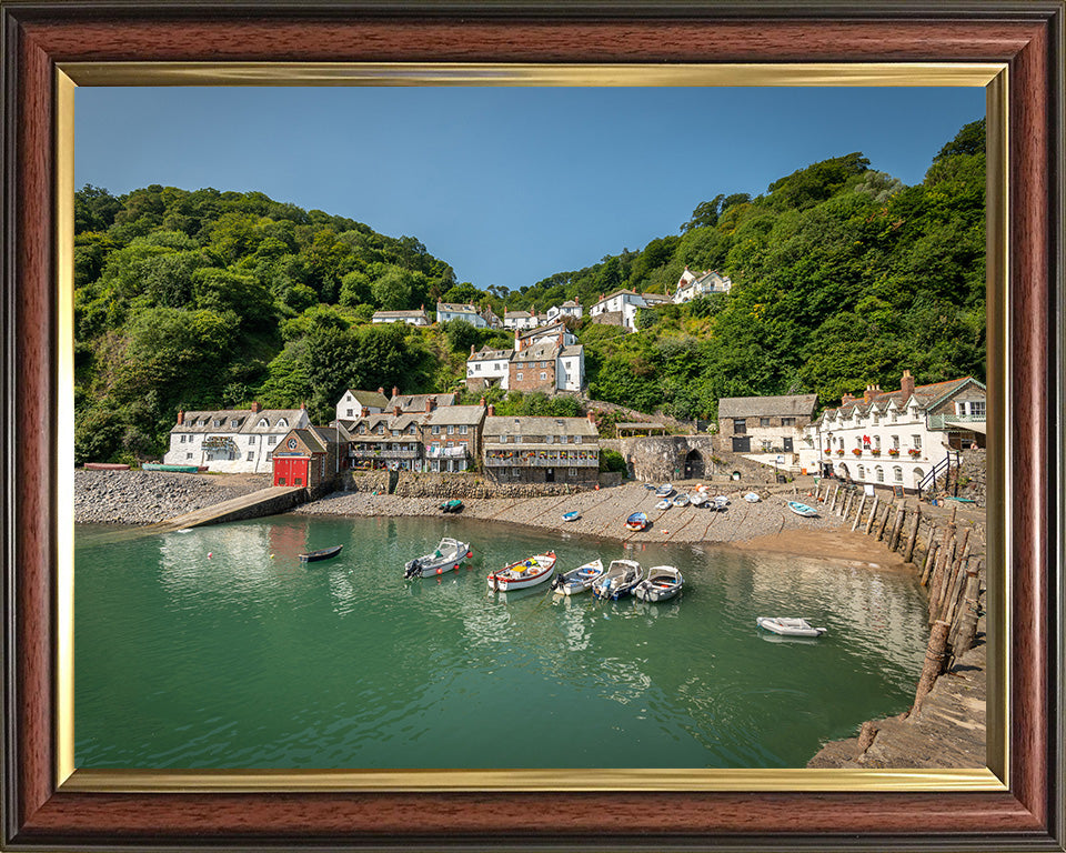 Clovelly harbour Devon in summer Photo Print - Canvas - Framed Photo Print - Hampshire Prints