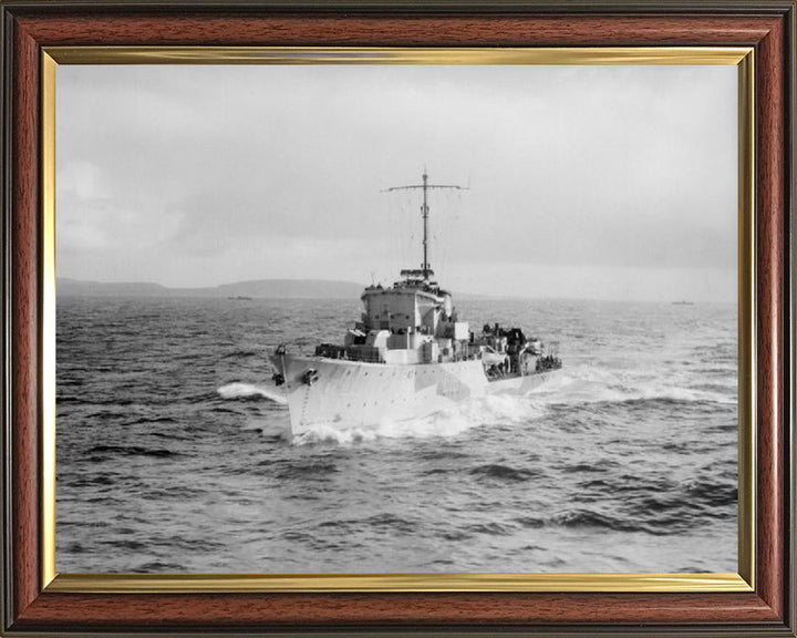 HMS Haldon L19 Royal Navy Hunt class destroyer Photo Print or Framed Print - Hampshire Prints