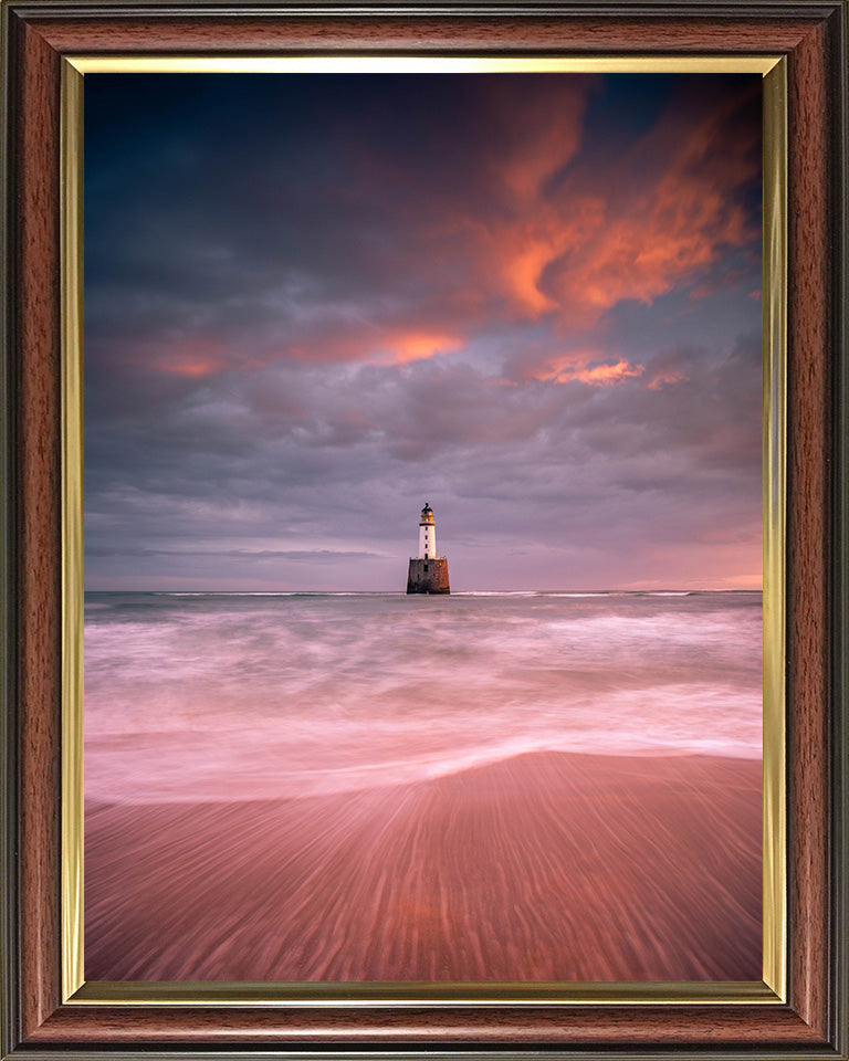 Rattray Head Lighthouse Scotland at sunset Photo Print - Canvas - Framed Photo Print - Hampshire Prints