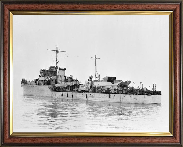 HMS Albrighton L12 Royal Navy Hunt class destroyer Photo Print or Framed Print