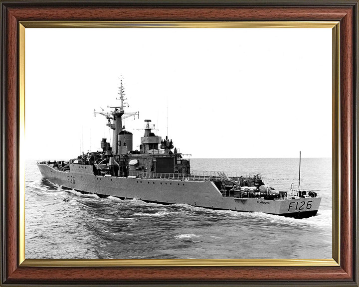 HMS Plymouth F126 Royal Navy Rothesay class frigate Photo Print or Framed Print - Hampshire Prints