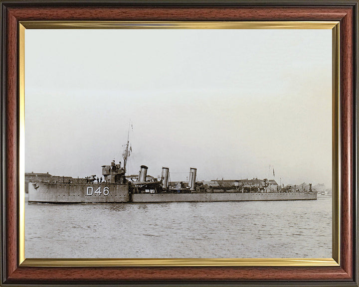 HMS Oracle 1915 Royal Navy Admiralty M class destroyer Photo Print or Framed Print - Hampshire Prints