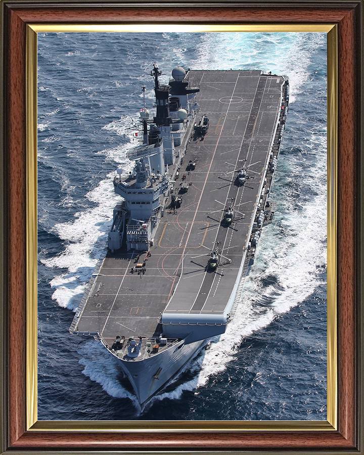 HMS Illustrious R06 | Photo Print | Framed Print | Invincible Class | Aircraft Carrier | Royal Navy