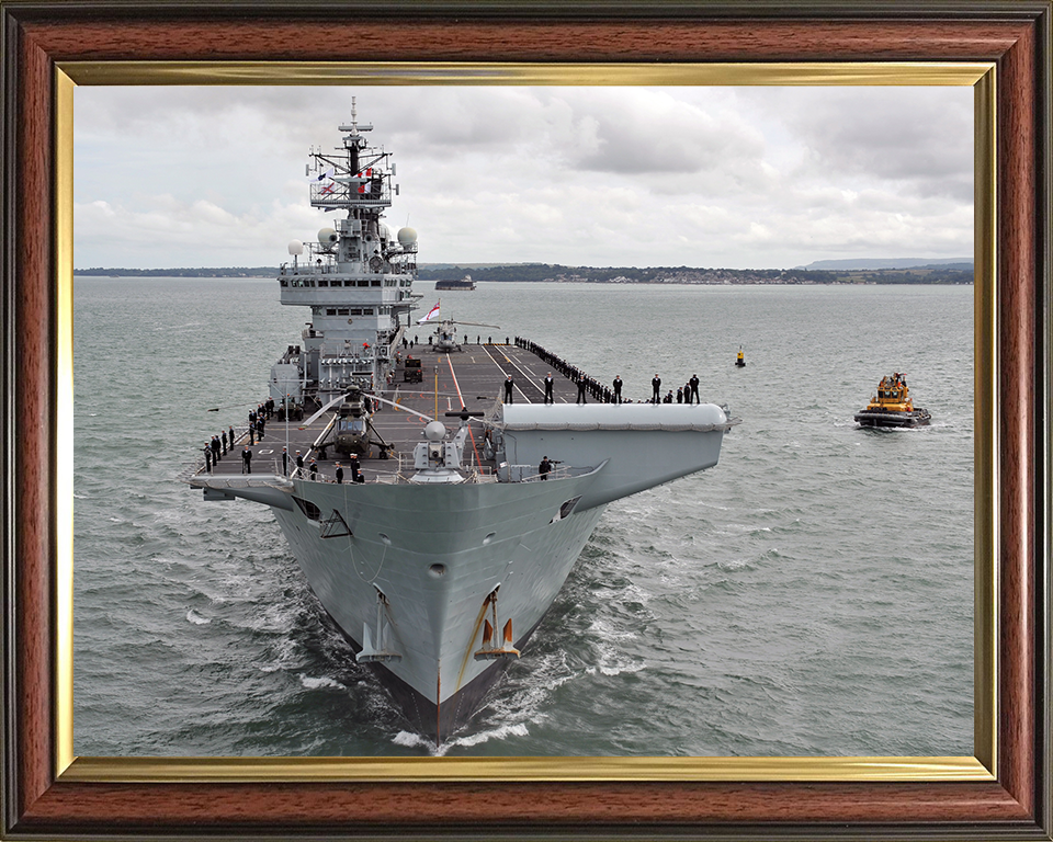 HMS Illustrious R06 | Photo Print | Framed Print | Invincible Class | Aircraft Carrier | Royal Navy