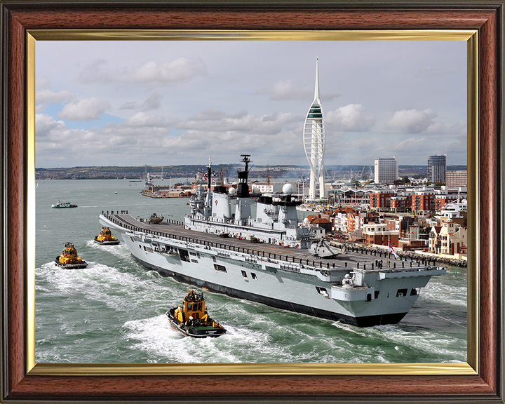 HMS Illustrious R06 | Photo Print | Framed Print | Invincible Class | Aircraft Carrier | Royal Navy