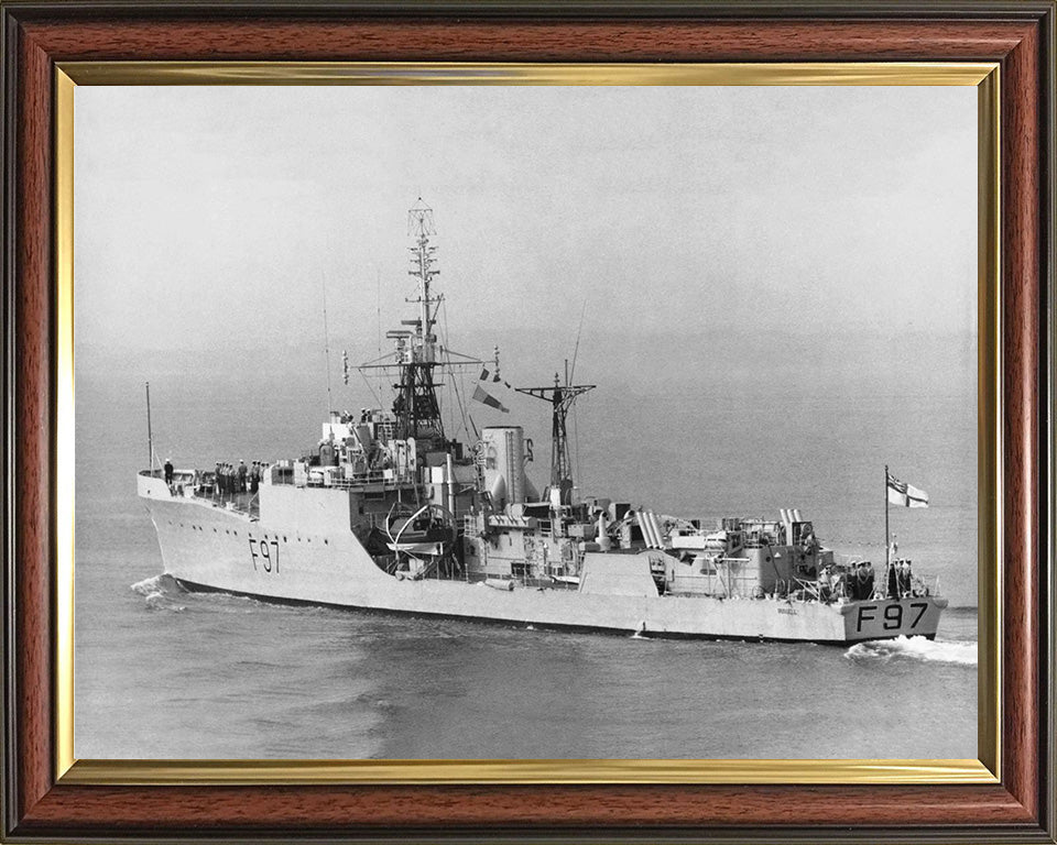 HMS Russell F97 Royal Navy Blackwood class frigate Photo Print or Framed Print - Hampshire Prints