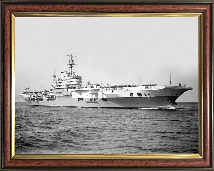 HMS Venerable R63 Royal Navy Colossus class light fleet aircraft carrier Photo Print or Framed Print - Hampshire Prints