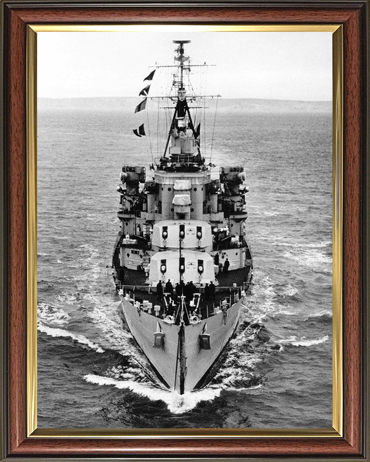 HMS Superb (25) Royal Navy Minotaur class light cruiser Photo Print or Framed Photo Print - Hampshire Prints