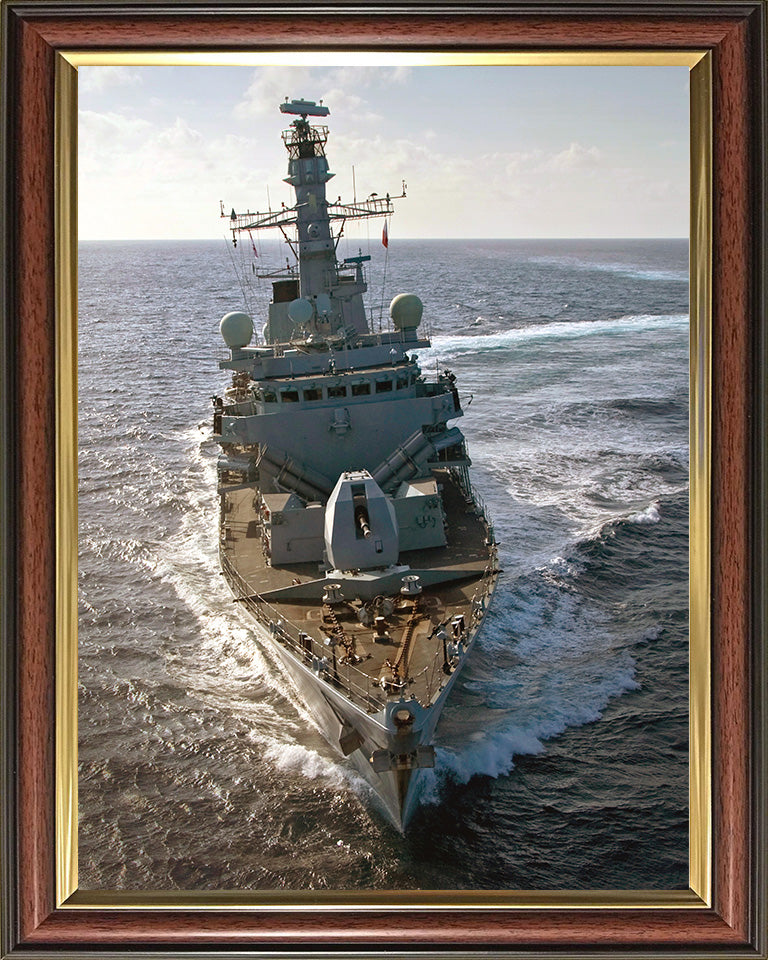 HMS Monmouth F235 Royal Navy type 23 Frigate Photo Print or Framed Print - Hampshire Prints