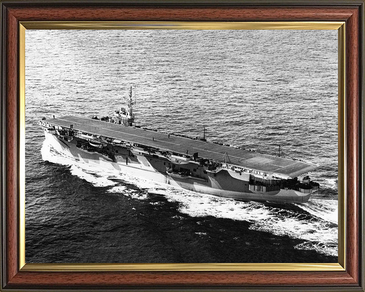 HMS Ruler D72 Royal Navy Ruler class escort carrier Photo Print or Framed Print - Hampshire Prints