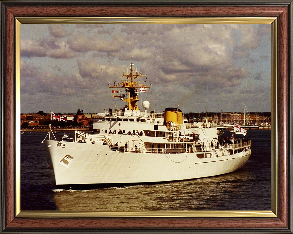 HMS Hecla A133 Royal Navy Hecla class survey vessel Photo Print or Framed Print - Hampshire Prints