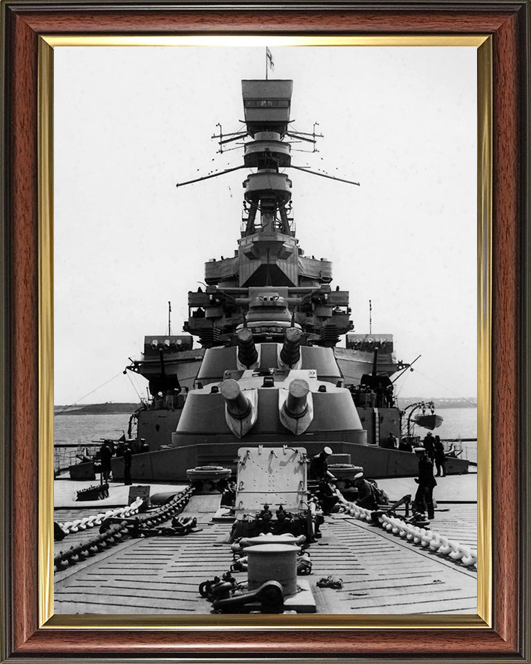 HMS Renown (1916) Royal Navy Renown class battlecruiser Photo Print or Framed Print - Hampshire Prints