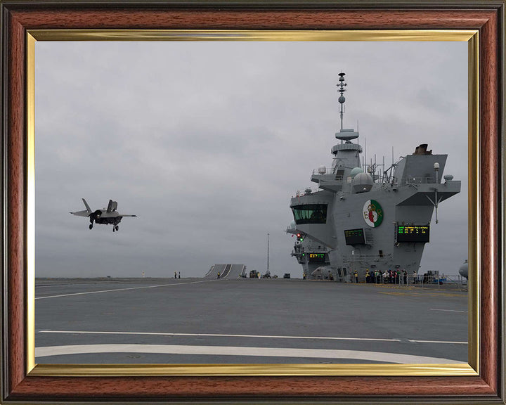 HMS Queen Elizabeth R08 Royal Navy Queen Elizabeth Class Aircraft Carrier Photo Print or Framed Print - Hampshire Prints