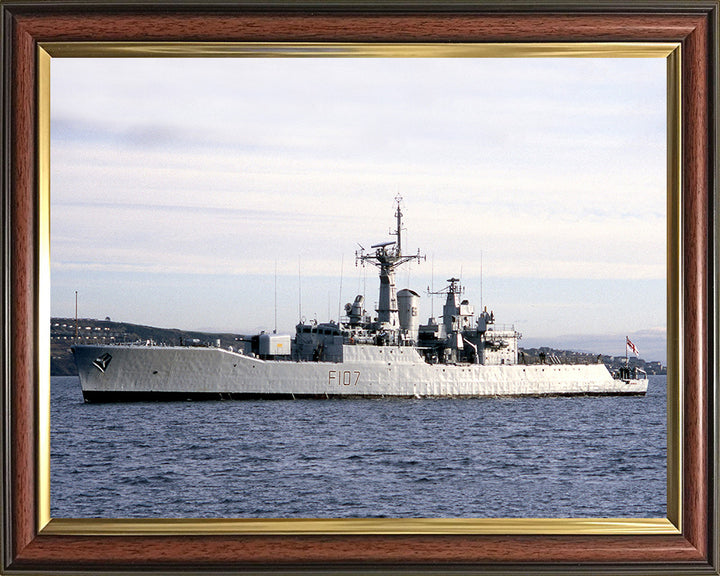 HMS Rothesay F107 Royal Navy Rothesay Class frigate Photo Print or Framed Print - Hampshire Prints