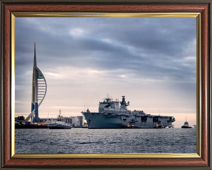 HMS Ocean L12 Royal Navy helicopter carrier Photo Print or Framed Print - Hampshire Prints