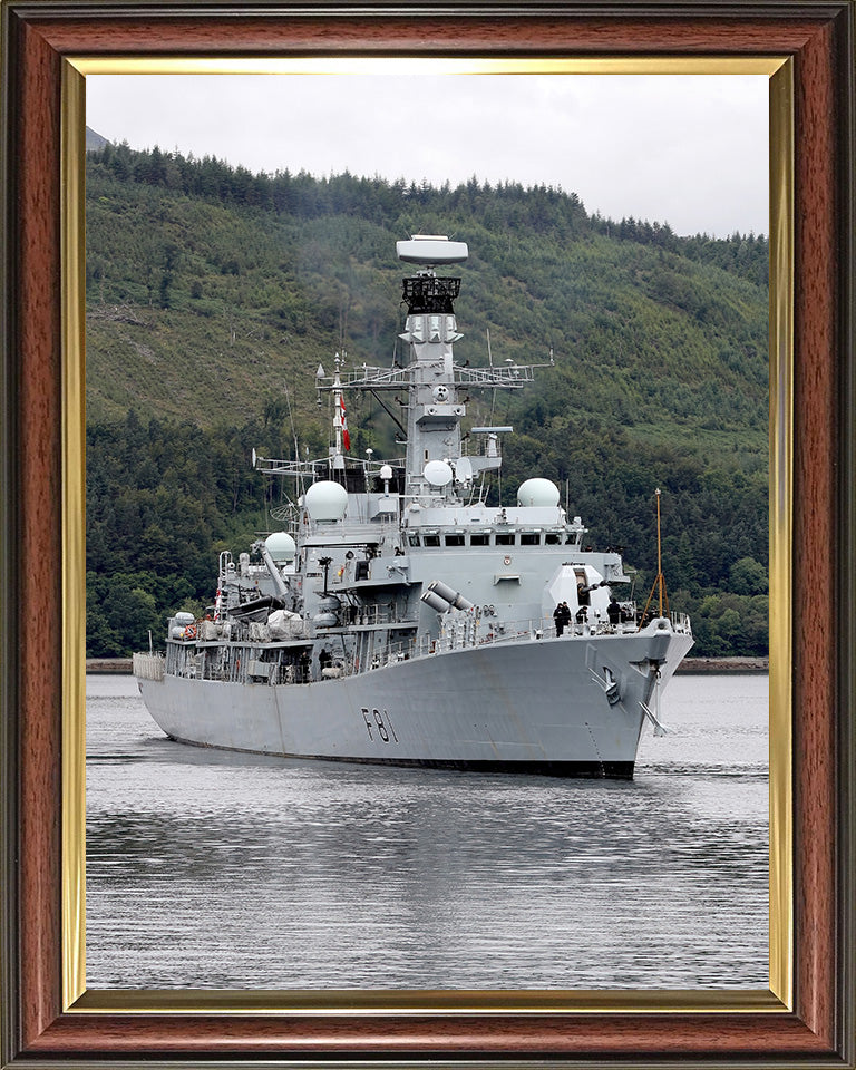 HMS Sutherland F81 Royal Navy Type 23 frigate Photo Print or Framed Print - Hampshire Prints