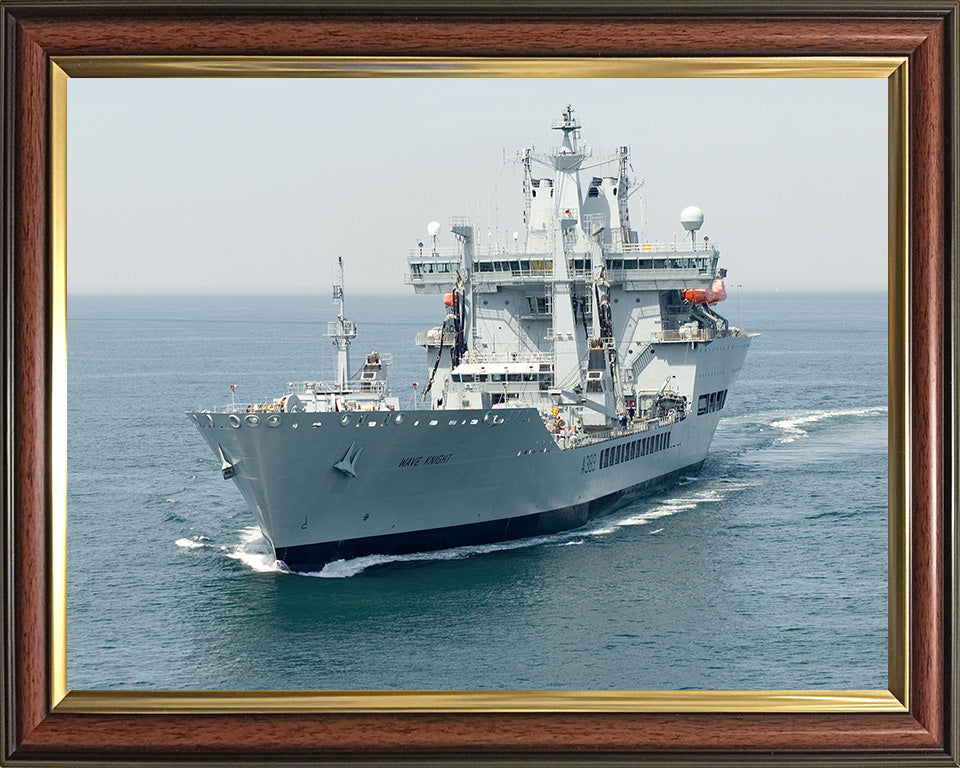 RFA Wave Knight A389 Royal Fleet Auxiliary Wave class fast fleet tanker Photo Print or Framed Print - Hampshire Prints