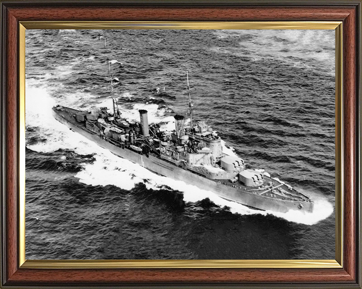 HMS Fiji (58) Royal Navy Fiji class light cruiser Photo Print or Framed Photo Print - Hampshire Prints