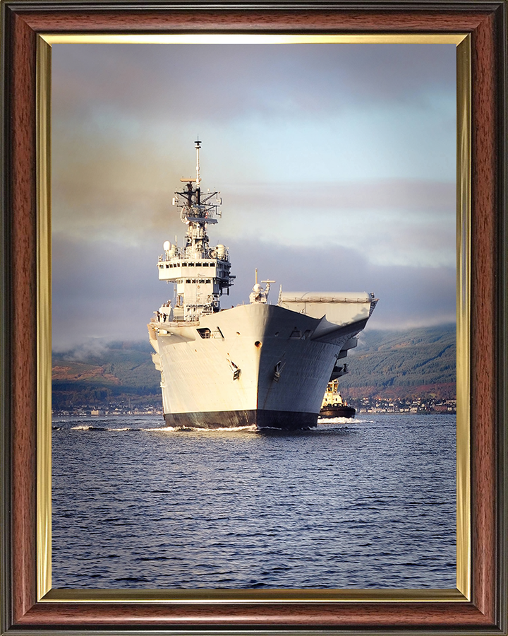 HMS Illustrious R06 Royal Navy Invincible class Aircraft Carrier Photo Print or Framed Print - Hampshire Prints