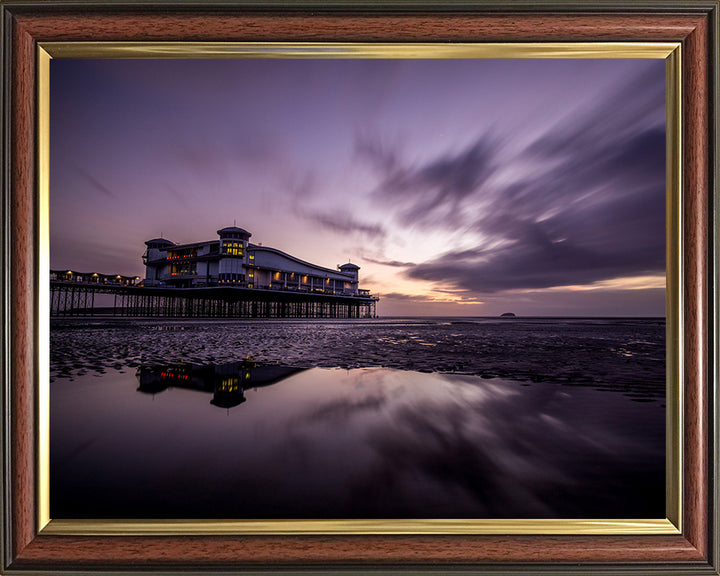 The Grand Pier Weston-super-Mare Somerset at sunset Photo Print - Canvas - Framed Photo Print - Hampshire Prints