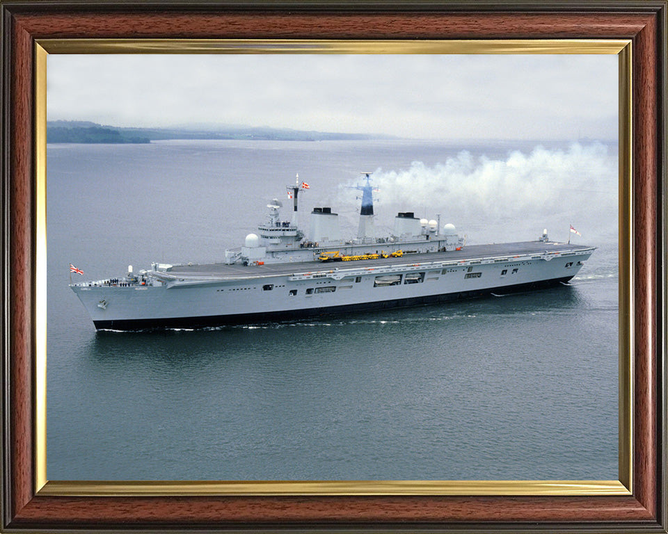 HMS Invincible R05 Royal Navy Invincible Class aircraft carrier Photo Print or Framed Print - Hampshire Prints