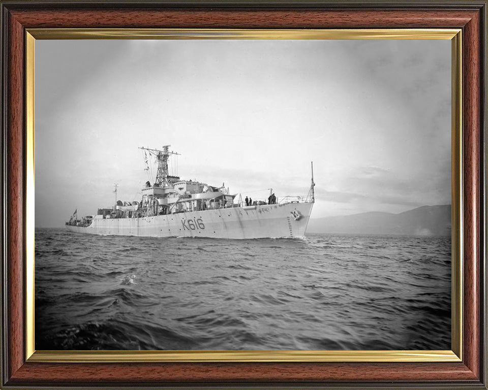 HMS Wigtown Bay K616 Royal Navy Bay Class Frigate Photo Print or Framed Print - Hampshire Prints