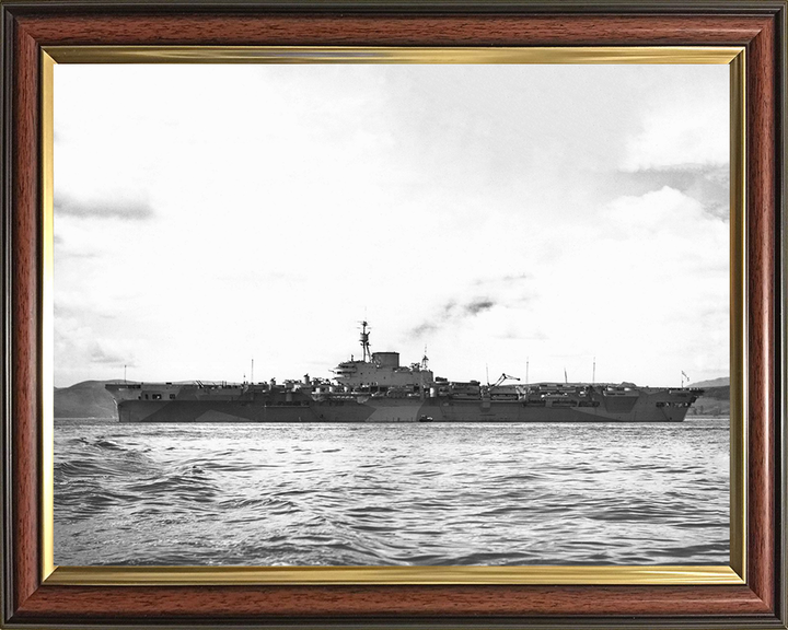 HMS Implacable R86 Royal Navy Implacable Class Aircraft Carrier Photo Print or Framed Print - Hampshire Prints