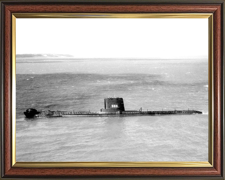 HMS Alderney S66 (P416) Royal Navy Amphion class submarine Photo Print or Framed Print - Hampshire Prints