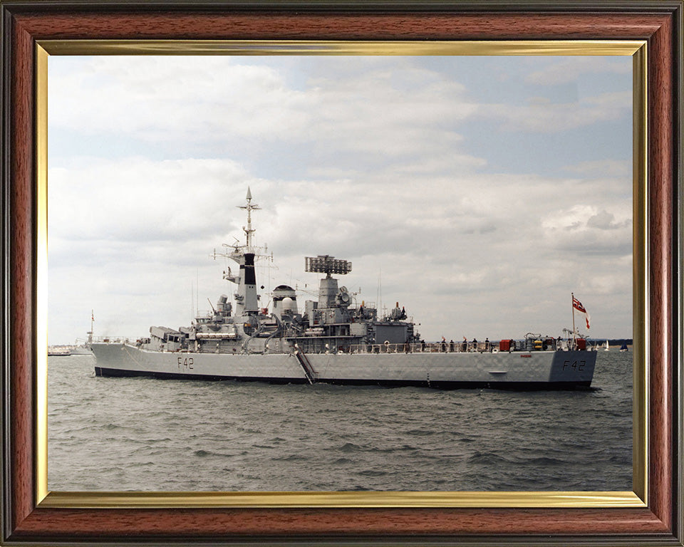 HMS Phoebe F42 Royal Navy Leander class frigate Photo Print or Framed Photo Print - Hampshire Prints