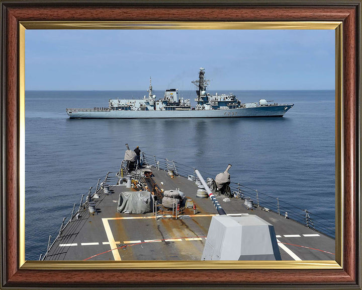 HMS Westminster F237 Royal Navy Type 23 frigate Photo Print or Framed Print - Hampshire Prints