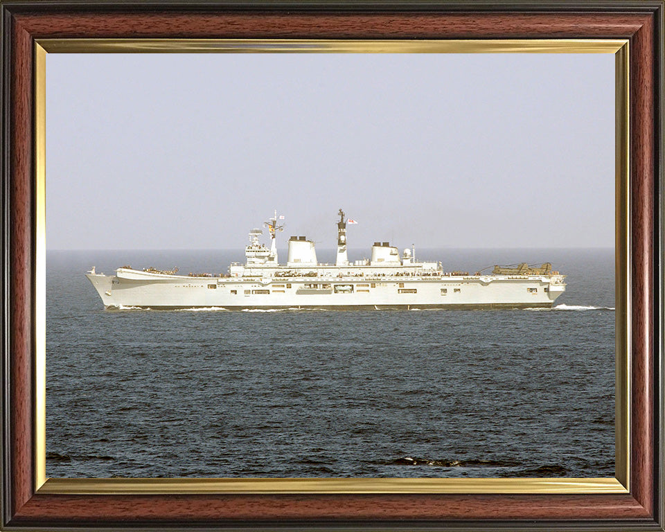 HMS Illustrious R06 Royal Navy aircraft carrier Photo Print or Framed Print - Hampshire Prints