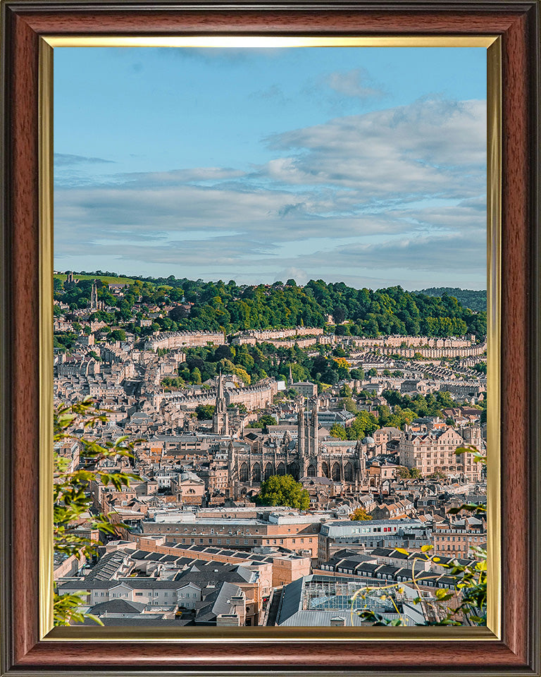 Bath Somerset from above Photo Print - Canvas - Framed Photo Print - Hampshire Prints