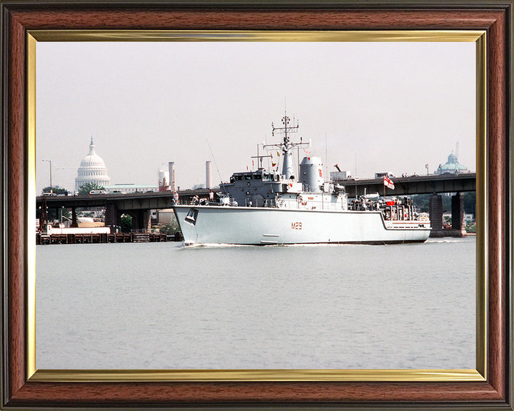 HMS Brecon M29 Royal Navy Hunt class mine countermeasures vessel Photo Print or Framed Print - Hampshire Prints