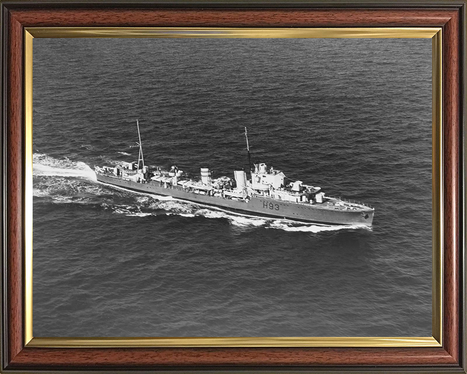 HMS Hereward H93 Royal Navy H class Destroyer Photo Print or Framed Print - Hampshire Prints