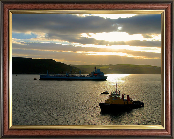 RFA Bayleaf A109 Royal Fleet Auxiliary Leaf class support tanker Photo Print or Framed Print - Hampshire Prints