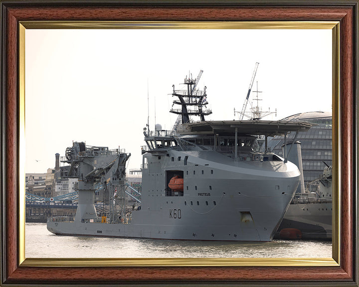 RFA Proteus K60 Royal Fleet Auxiliary ship Photo Print or Framed Print - Hampshire Prints