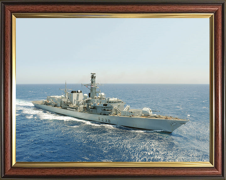 HMS Northumberland F238 Royal Navy type 23 Frigate Photo Print or Framed Print - Hampshire Prints