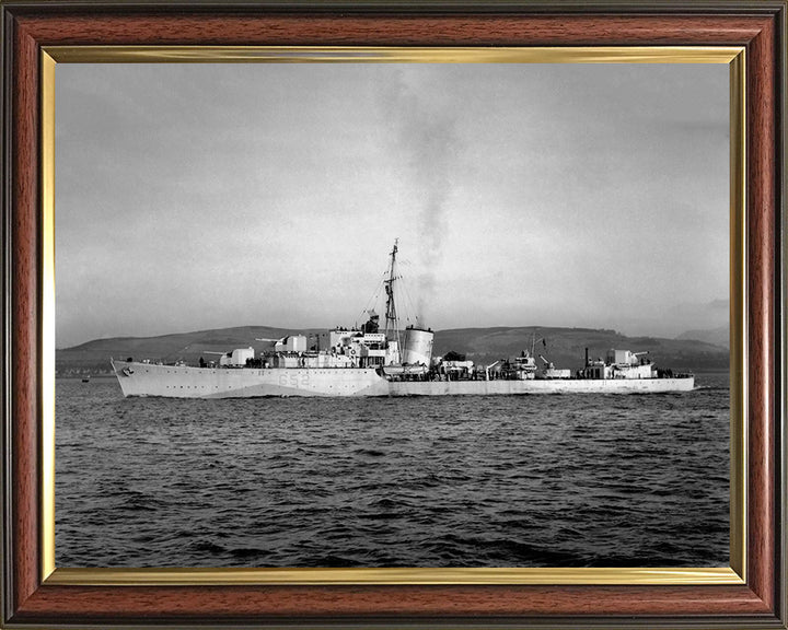 HMS Matchless G52 Royal Navy M class destroyer Photo Print or Framed Print - Hampshire Prints