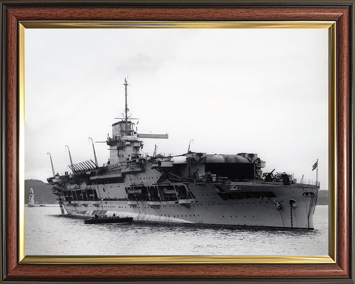 HMS Glorious (77) Royal Navy Courageous class battlecruiser Photo Print or Framed Print - Hampshire Prints