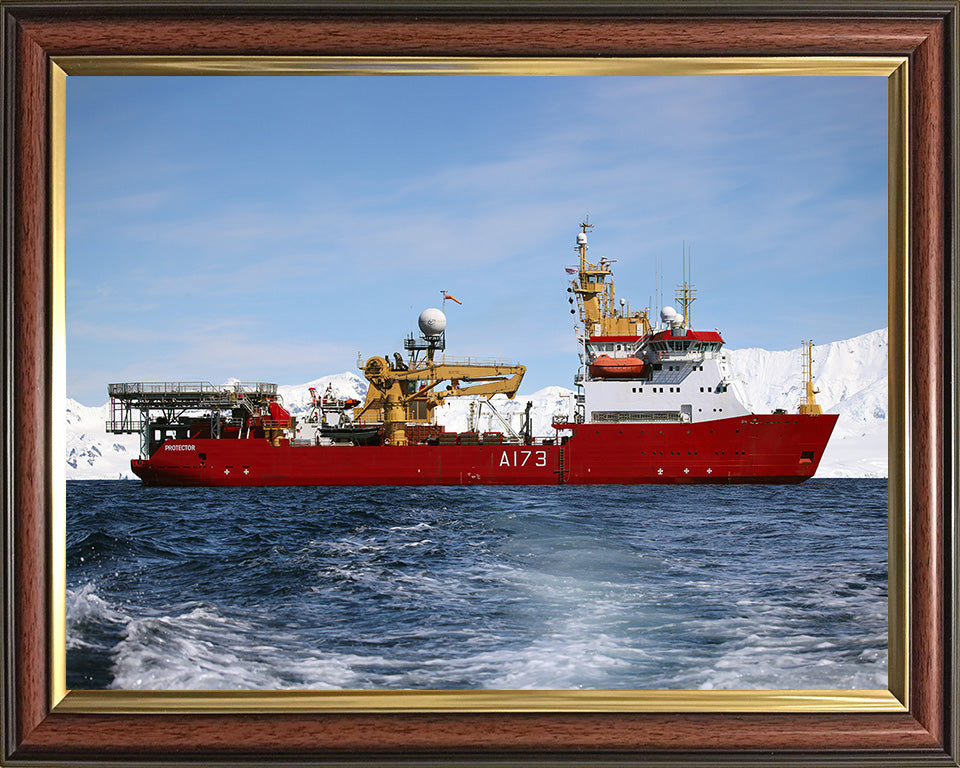 HMS Protector A173 | Photo Print | Framed Print | Poster | Ice Patrol Vessel | Royal Navy