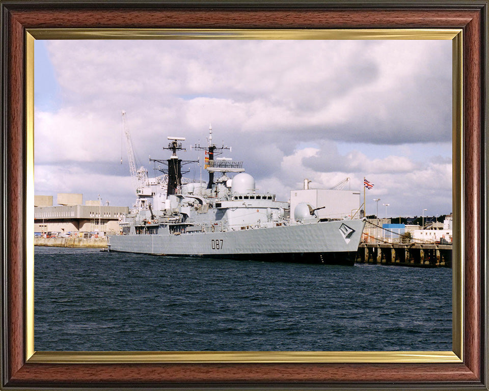 HMS Newcastle D87 Royal Navy Type 42 destroyer Photo Print or Framed Photo Print - Hampshire Prints