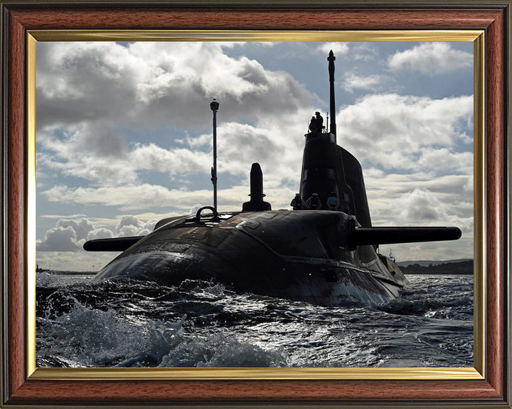 HMS Ambush S120 Royal Navy Astute class Submarine Photo Print or Framed Print - Hampshire Prints