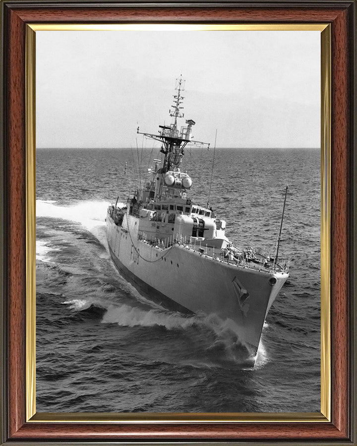 HMS Londonderry F108 Royal Navy Rothesay class frigate Photo Print or Framed Print - Hampshire Prints